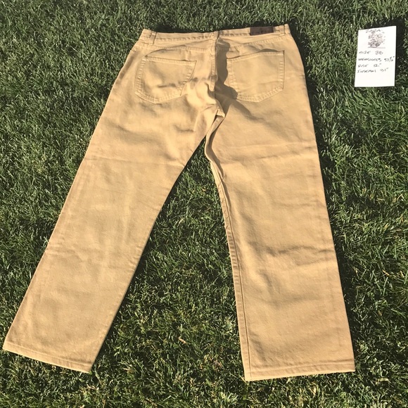 Zara jeans , butter tan yellow - Picture 4 of 5